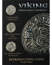 Set Of 3 Viking Coins A1 Quality Reproduction Silver  Coloured Coins