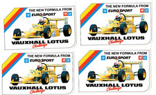 x 4 Stickers -  Vauxhall Lotus Challenge -