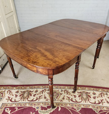 Mahogany D-End Extending Dining Table - George IV Early 19th Century