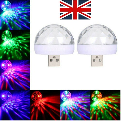 2pcs usb rgb led disco - usb,
