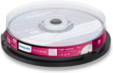 10 Philips DVD+R DUAL LAYER