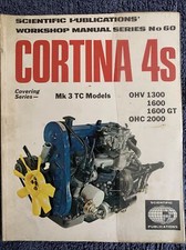 Ford Cortina 4S Workshop Manual Mk 3 Tc Scientific Publications