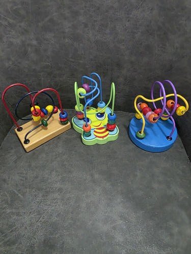 Mini wooden bead maze toys - 3,