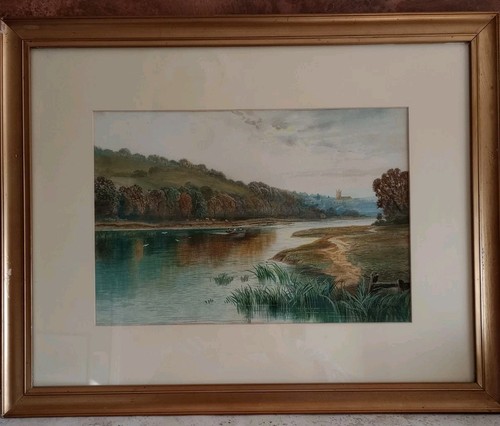 Antique original watercolour - original, f