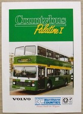 VOLVO Countybus Palatine I Bus Sales Specification Leaflet  c1994/95