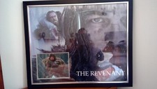 framed revenant signed picture leonardo di caprio