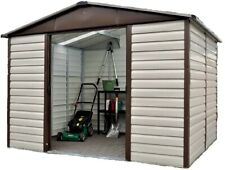 798 Returned Yardmaster Shiplap Metal Garden Shed - Maximum Ext Size 9'11"x 7'9"