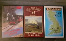 RAILSCENE Cab Ride No.14 ,Mainline 91 Vol.1 & Welshpool Steam Souvenir Vhs