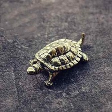 Vintage Brass Crocodile Turtle