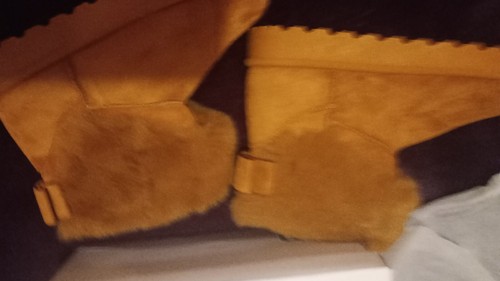 Bow ankle boots - boots, tanned
