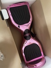 Pink Chrome ISwegway Hover Board Used No Charger Original Box