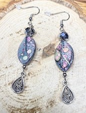 NEW Bandhani Style Gray & Pink
