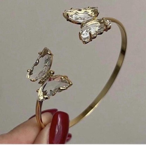 One butterfly cuff bangle - one,