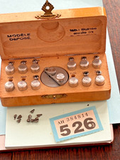 Watchmakers Seitz Master Jeweling Tool Set Round Clamp Collet Holder w/ Collets