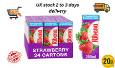 Ribena Strawberry Juice Drink Cartons - Multipack 24x250ml  No Added Sugar Real