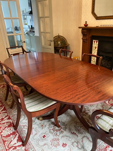 Dining table and - 6, used