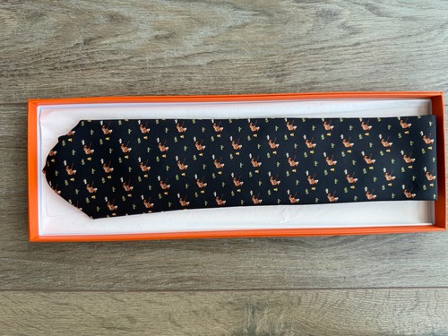 Hermes 100 silk - 100%, tie