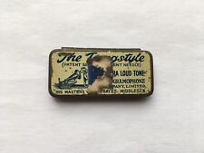C1920s VINTAGE H.M.V.THE TUNSTYLE EXTRA LOUD TONE GRAMOPHONE NEEDLES TIN