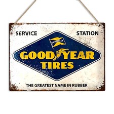 Goodyear Tires Metal Wall Sign