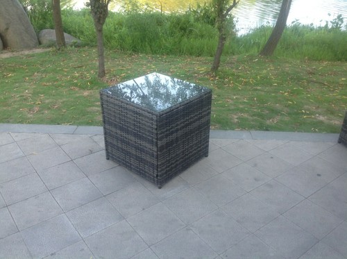 Rattan side coffee - , table