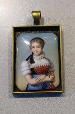 Antique 19C Hand Painted