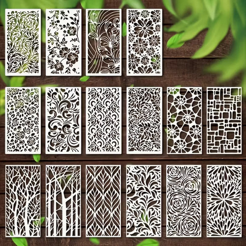 16pcs reusable geometric - reusable,