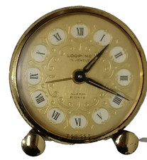 Swiss Looping 15 Jewels Alarm 8 Days Working Travel Watch