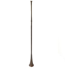 Vintage Brass And Copper Long Hunting Horn