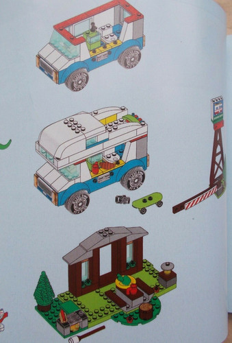 Lego motorhome caravan park - lego,