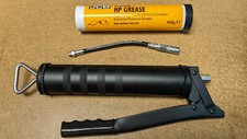 Grease Gun JCB Heavy Duty & 1 Tube Special HP Blue Grease Lithium Complex 400g