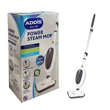 Addis Power Steam Mop Cleans & Sanitises With 5 Washable Microfibre Pads