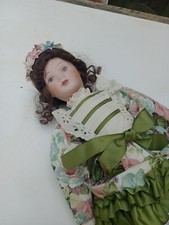 Vintage Porcelain Doll , Old
