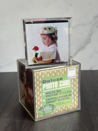Vintage photo cube picture - vintage,