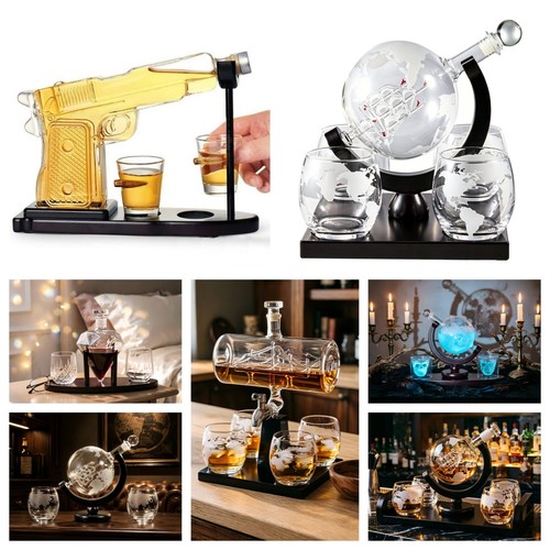 Whiskey decanter multi style - whiskey,