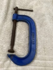 Vintage Record 6” Fine Thread G Clamp In Good Used Condition 