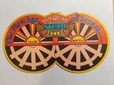 THIS REALLY UNUSUAL BEER MAT WAS PRODUCED FOR NEWQUAY STEAM BEER 25 + YEARS OLD
