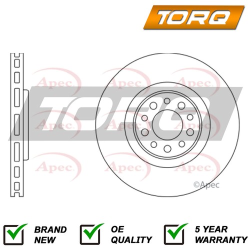 Brake disc front torq - disc, fits