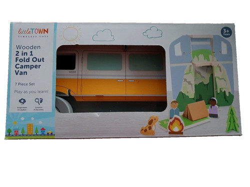 Little town wooden 1 fold - 2, in