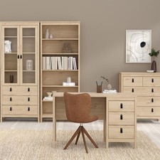 Modern Oak-Effect 3-Drawer