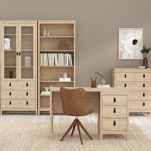 Modern oak effect drawer - modern, 3-drawer