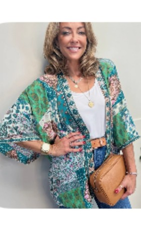 Green cocoon kimonos - cocoon,