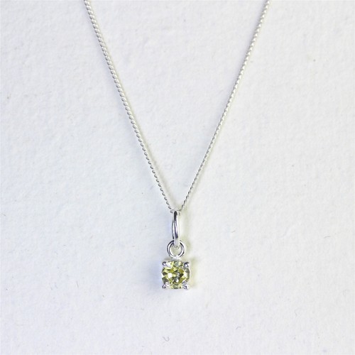 Sterling silver peridot - silver,