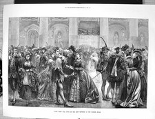 Old 1873 Fancy Dress Ball Lady Mayoress Mansion House Costumes Fine A Victorian