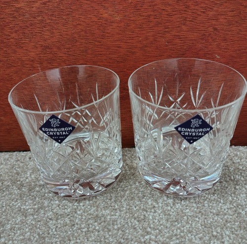 Pair edinburgh crystal - pair,