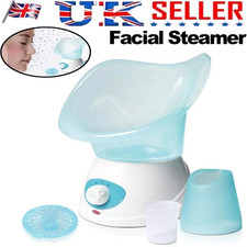 Face Spa Facial Steamer Digital Pores Sprayer Skin Beauty Clean Sauna BLUE UK&^
