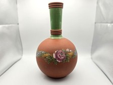 Antique terracotta and enamel