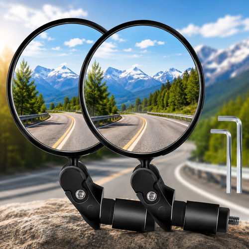 Bicycle rear view mirror - rear,
