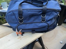 Cotton Traders Weekend Blue Canvas Travel bag  shoulder + hand  straps