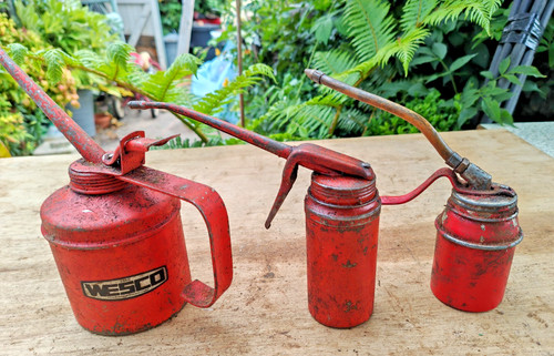 Job lot vintage wesco oil - lot,