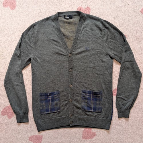 Fred perry 100 wool grey - 100%,